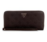 GUESS Geldbörse Blake SLG Zip Around Wallet Brown Logo Dunkelbraun