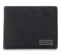 GUESS Geldbörse Boston Bifold Wallet Dark Black schwarz