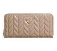 GUESS Cheryl SLG Zip Around Wallet L Dark Taupe