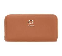 GUESS Coleen SLG Zip Around Wallet L Caramel