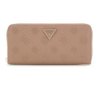 GUESS Geldbörse Cresidia II SLG Large Zip Around Wallet Dark Taupe Logo