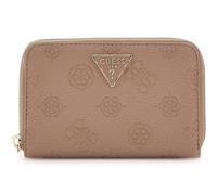 GUESS Geldbörse Cresidia II SLG Zip Around Wallet Dark Taupe Logo