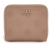 GUESS Geldbörse Cresidia II SLG Zip Around Wallet Dark Taupe Logo