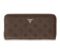 GUESS Geldbörse Diana SLG Zip Around Wallet Chocolate Logo Dunkelbraun