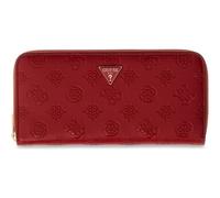 GUESS Geldbörse Diana SLG Zip Around Wallet Dark Cherry Logo rot