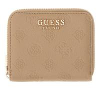 GUESS Ella Logo SLG Zip Around S Beige Logo