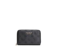 GUESS Geldbörse Ella Logo SLG Zip Around Black Logo schwarz