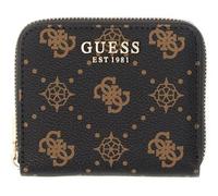 GUESS Emelie Logo SLG Zip Around S Espresso Logo