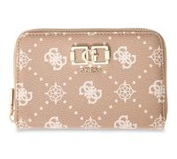 GUESS Emelie Logo SLG Zip Around Wallet M Biscotti Logo