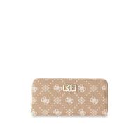 GUESS Emelie Logo SLG Zip Around Wallet L Biscotti Logo