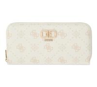 GUESS Emelie Logo SLG Zip Around Wallet L White Logo