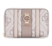 GUESS Geldbörse Erenia Zip Around Wallet Dark Taupe Logo