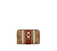 Guess Geldbörse Erenia Zip Around Wallet Latte Logo braun