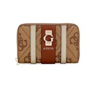 Guess Geldbörse Erenia Zip Around Wallet Latte Logo braun