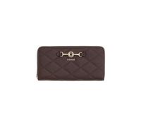 GUESS Geldbörse Frances SLG Large Zip Around Wallet Brown Dunkelbraun