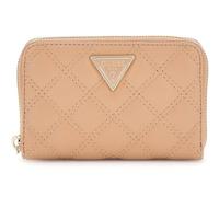 GUESS Geldbörse Giully II SLG Medium Zip Around Wallet Beige Hellbraun
