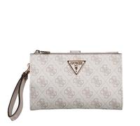Guess Geldbörse / Handytasche Laurel II 4G-Logo mit Griffschlaufe Dark Taupe