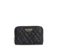 Guess Geldbörse Isemay SLG Medium Reißverschlussfach (SWGG) Schwarz