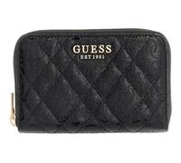 GUESS Geldbörse Isemay SLG Medium Zip Wallet Black schwarz