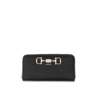 GUESS Geldbörse Janie SLG Zip Around Wallet Black schwarz