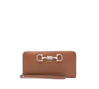 GUESS Geldbörse Janie SLG Zip Around Wallet Cognac braun