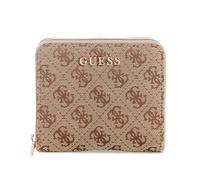 GUESS Jessa SLG Zip Around Wallet S Latte Logo