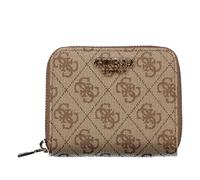 GUESS Laurel II SLG Small Zip Around Wallet Latte Logo