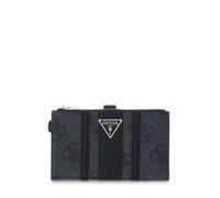 GUESS Laurel II SLG Double Zip Organizer Coal Logo