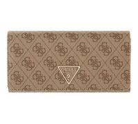 Guess Geldbörse Laurel II SLG Flap – 6 Karten, 20 cm – Latte Logo
