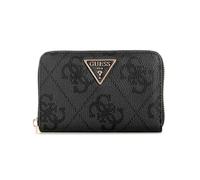 GUESS Geldbörse Laurel II SLG Medium Zip Around Wallet Coal Logo dunkelgrau