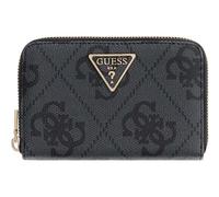 GUESS Geldbörse Laurel II SLG Medium Zip Around Wallet Coal Logo dunkelgrau