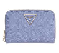 GUESS Geldbörse Laurel II SLG Medium Zip Around Wallet Grey Blue blaugrau
