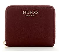 GUESS Geldbörse Laurel II SLG Small Zip Around Wallet Wine weinrot