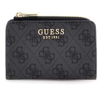 Guess Portemonnaie in Leder-Optik Modell 'Laurel' in Anthrazit, Größe 1