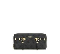 GUESS Leona Logo SLG Zip Around Wallet L Coal Logo