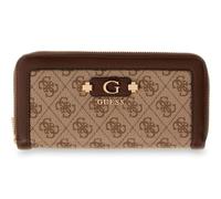 GUESS Lindsey SLG Zip Around Wallet L Latte Logo