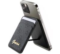 GUESS Geldbörse mit Kartenfach und Ständer GUWMSHG4SHK Schwarz 4G Klassik-Logo, schwarz