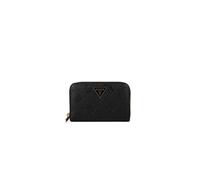 GUESS Geldbörse Cresidia II SLG Zip Around Wallet Black Logo schwarz