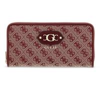 GUESS Samantha SLG Zip Around Wallet L Merlot Logo