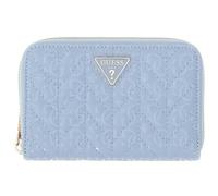 GUESS Geldbörse Stacey SLG Zip Around Wallet Light Blue hellblau
