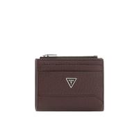 GUESS Geldbörse Torino Bifold Top Zip Wallet Dark Brown Dunkelbraun