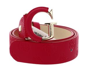 GUESS Geva Adjustable Belt W85 Magenta Logo - kürzbar