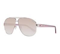 GUESS GF6145 6128F Sunglasses, Brillant Rosa Dorado, Einheitsgröße Unisex-Erwachsene, Glänzendes Rosa Dorado, One size