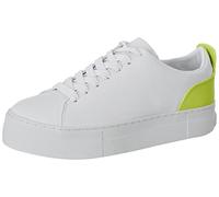 Guess Giaa5, Schnürschuhe für Damen, White Lime, 39 EU
