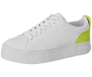Guess Giaa5, Schnürschuhe für Damen, White Lime, 39 EU