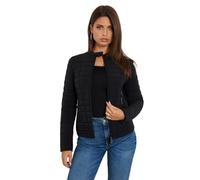 Guess Damen Steppjacke VONA – wattiert mit Reißverschlusstaschen – Schwarz Größe S