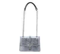 GUESS Gilded Glamour Mini Convertible Flap Silver
