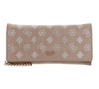 GUESS Gilded Glamour Mini Flap Clutch Champagne 