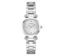 Guess Damen Armbanduhr GB Ginger GW0869L3 Edelstahl 30 mm Silber Zirkonia