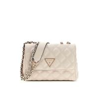 Guess Schultertasche Giully II Mini – Compound Convertible Flap Bag – Bone – Damen